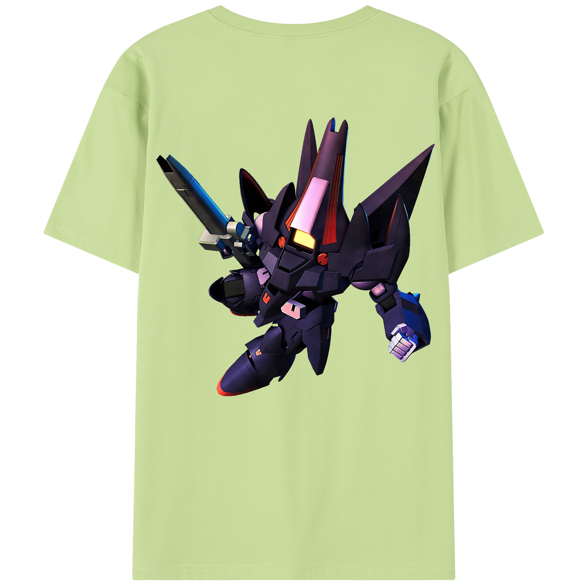 （画像用） 機動戦士ガンダム Mobile Suit Gundam 綿100％半袖Tシャツ（背面プリント）